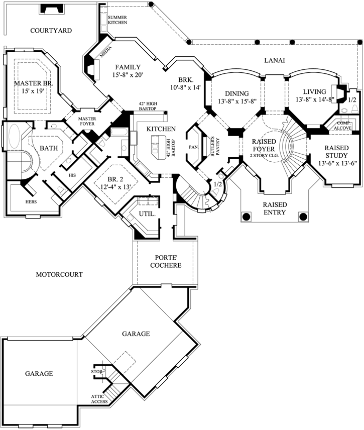 Main Floor Plan: 62-449