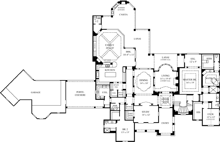 Main Floor Plan: 62-456