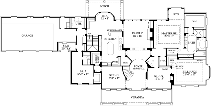 Main Floor Plan: 62-457