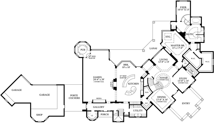Main Floor Plan: 62-459