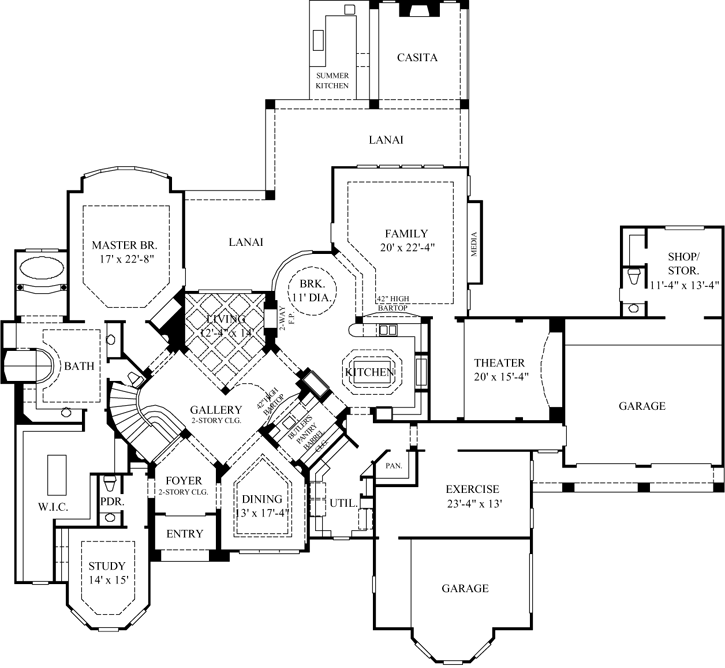 Main Floor Plan: 62-460