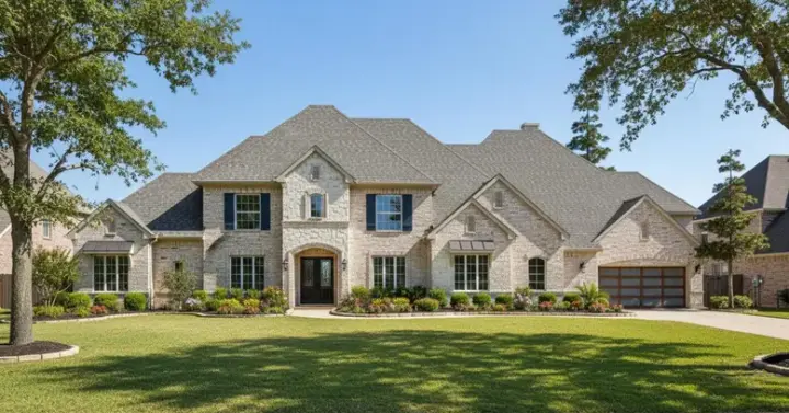 Traditional house plans 62-461 - front exterior, 6,155 sq ft, 4 bed, 4 bath house plans | Monster House Plans