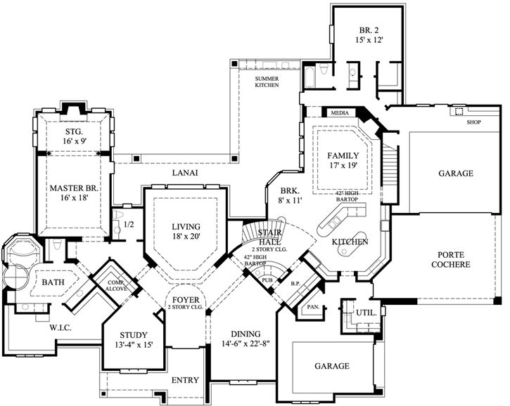 Main Floor Plan: 62-461