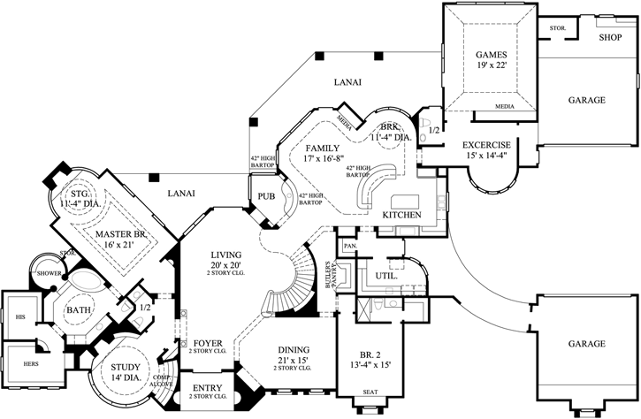 Main Floor Plan: 62-462