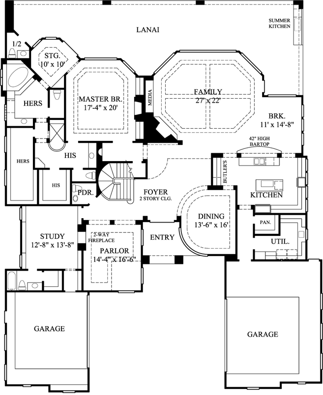 Main Floor Plan: 62-463