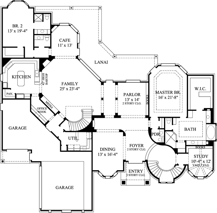 Main Floor Plan: 62-464