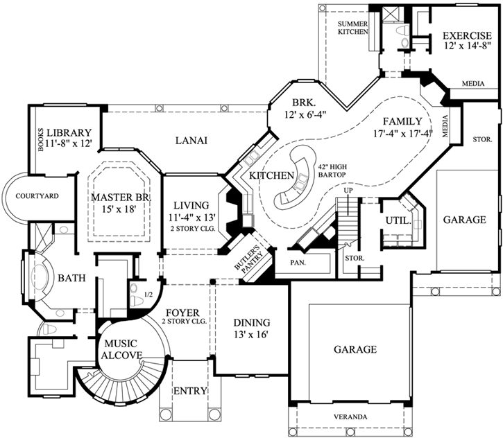 Main Floor Plan: 62-466