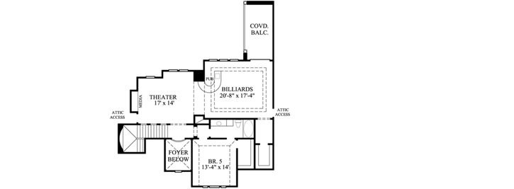 Upper/Second Floor Plan: 62-470