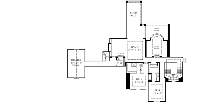 Upper/Second Floor Plan: 62-471