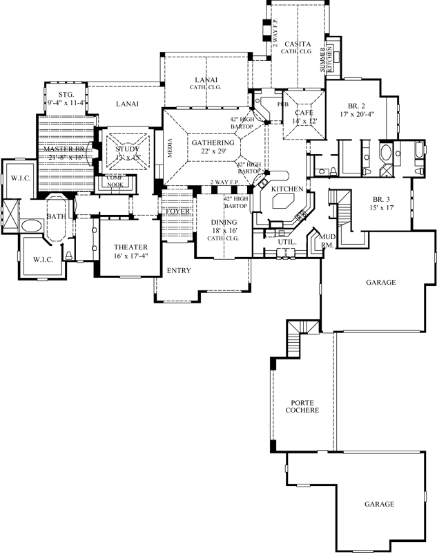 Main Floor Plan: 62-474