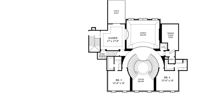Upper/Second Floor Plan: 62-479