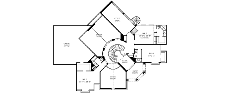 Upper/Second Floor Plan: 62-481