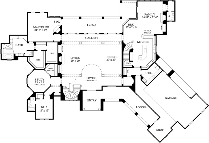 Main Floor Plan: 62-484