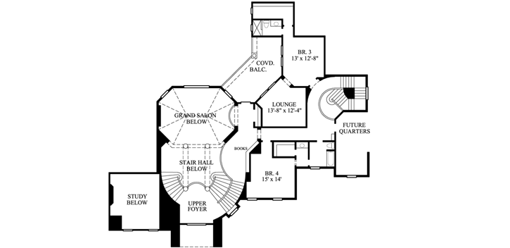 Upper/Second Floor Plan: 62-485