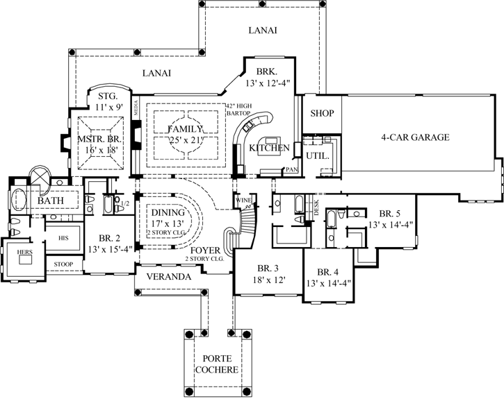 Main Floor Plan: 62-486