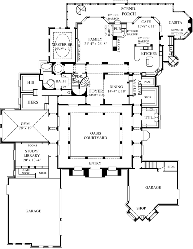 Main Floor Plan: 62-487