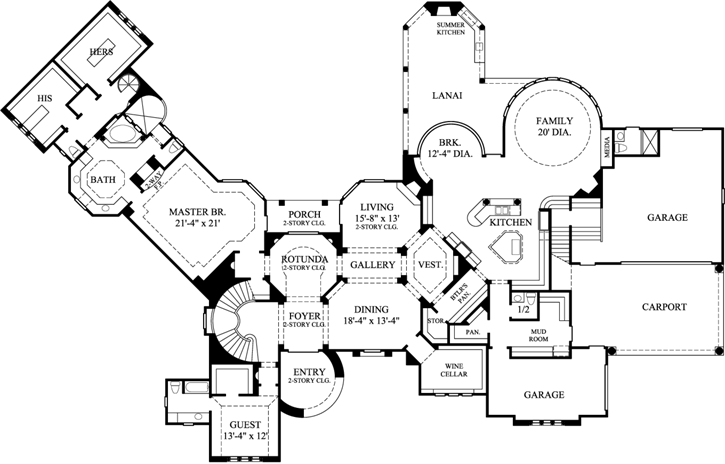 Main Floor Plan: 62-489