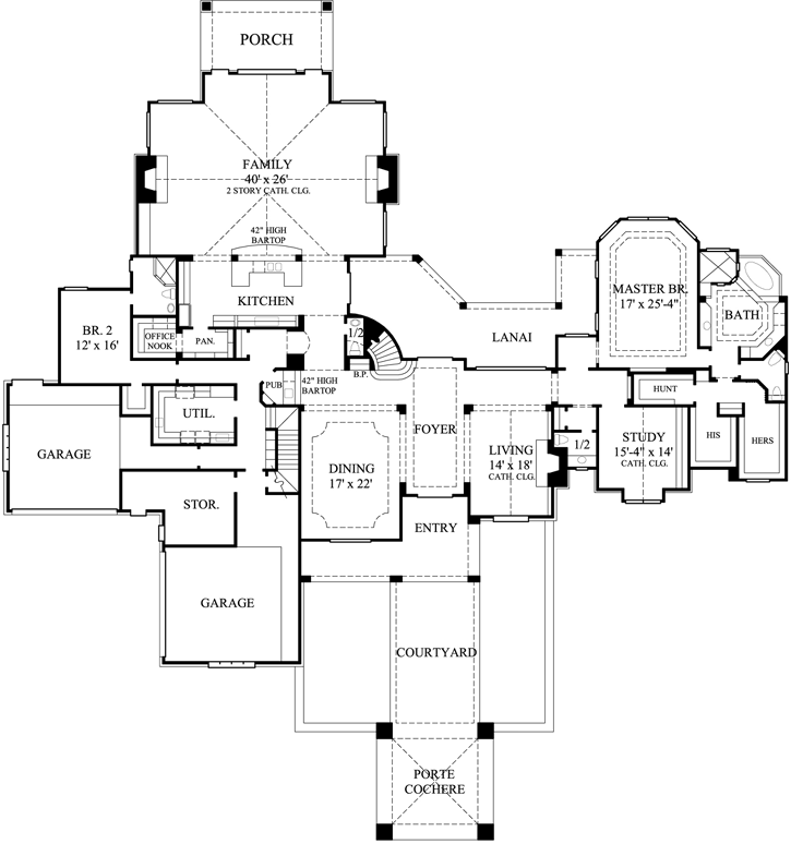 Main Floor Plan: 62-490