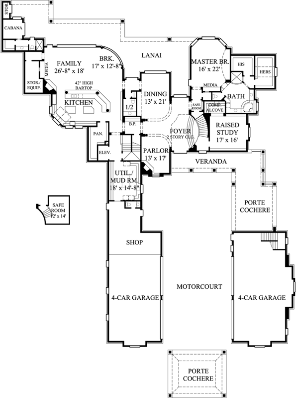 Main Floor Plan: 62-494