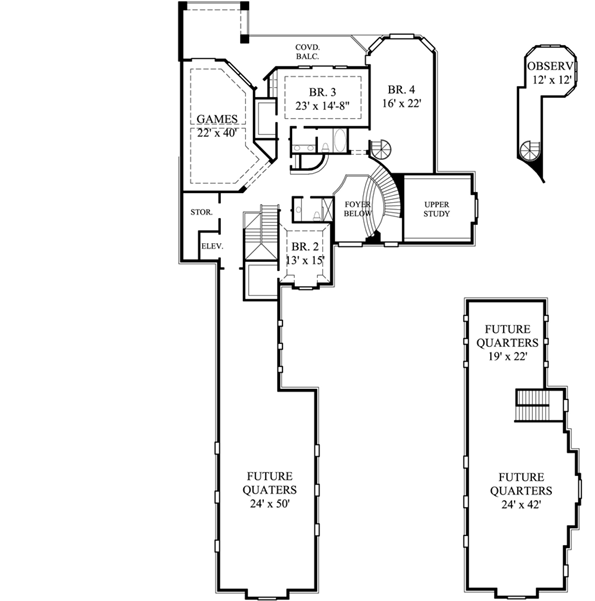 Upper/Second Floor Plan: 62-494