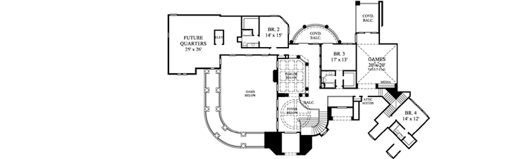 Upper/Second Floor Plan: 62-495