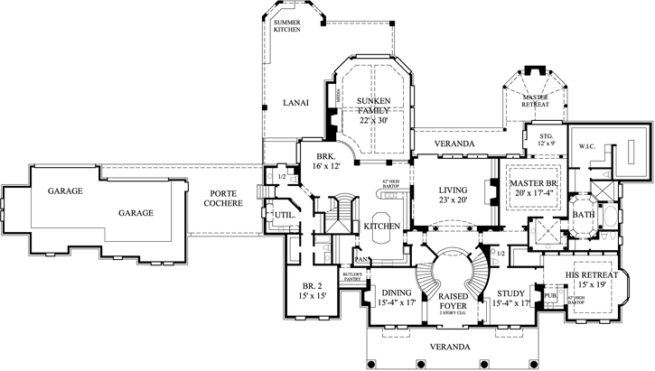 Main Floor Plan: 62-497