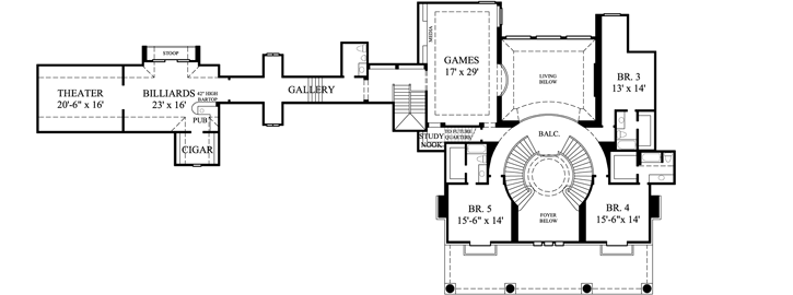 Upper/Second Floor Plan: 62-497