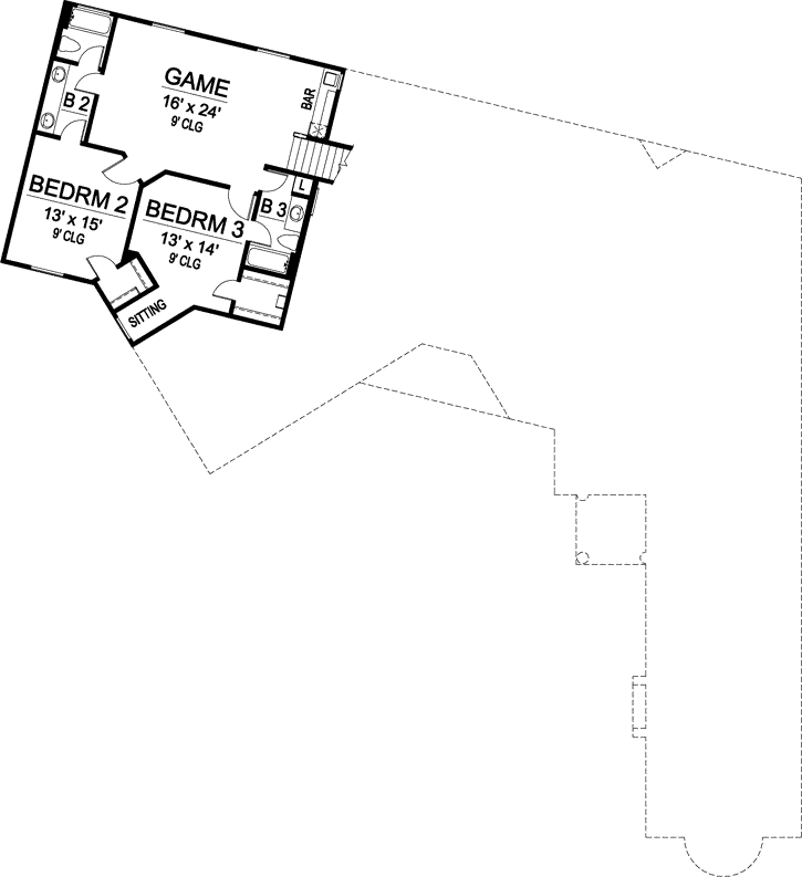 Upper/Second Floor Plan: 63-101