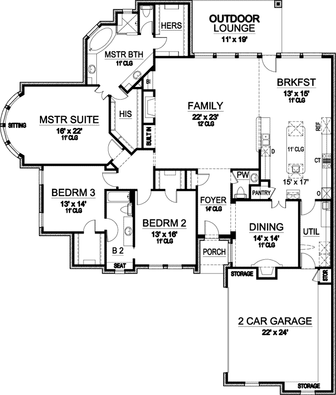 Main Floor Plan: 63-104