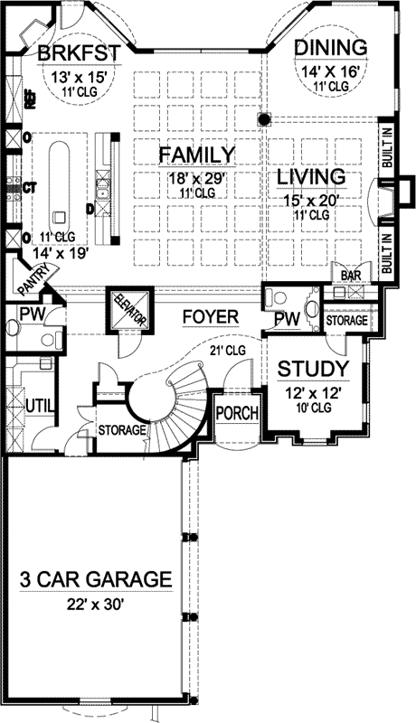 Main Floor Plan: 63-106