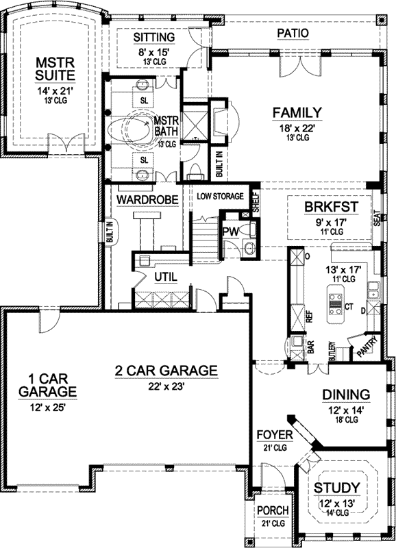 Main Floor Plan: 63-109