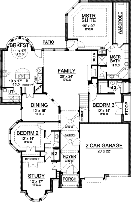 Main Floor Plan: 63-110