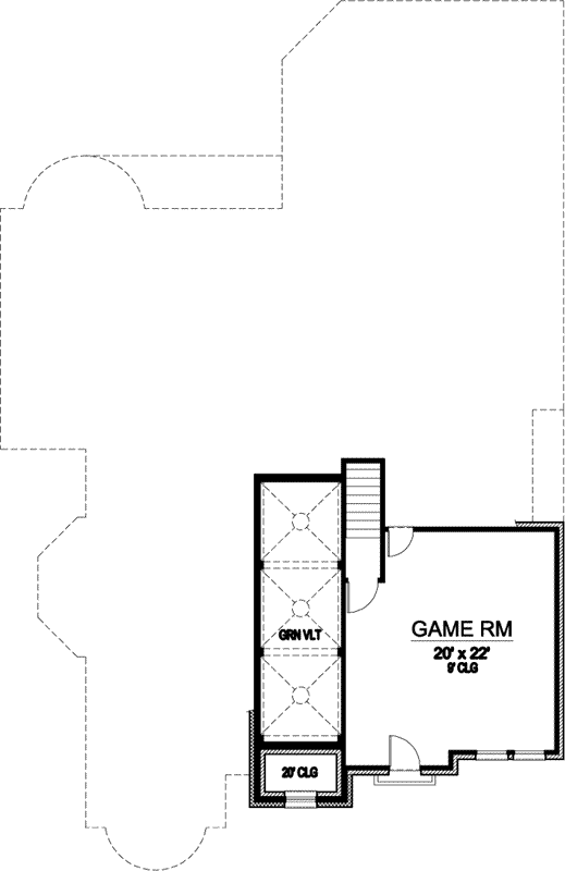 Upper/Second Floor Plan: 63-110