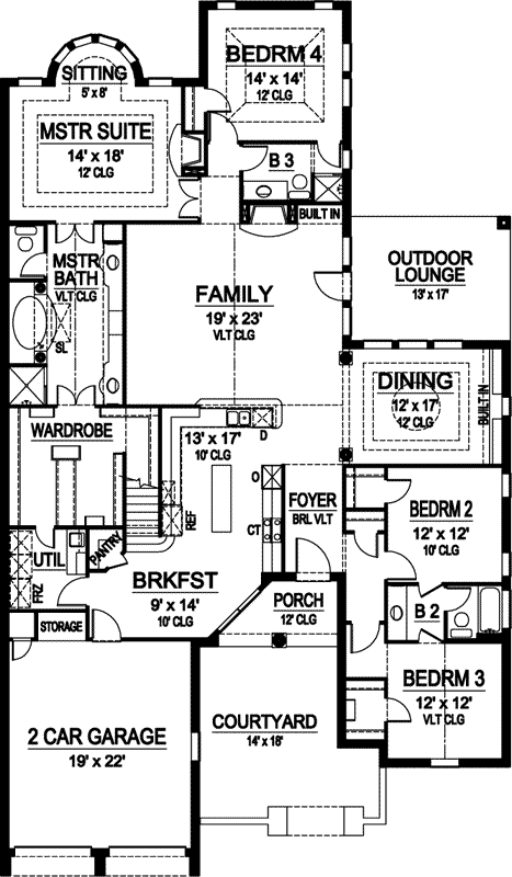 Main Floor Plan: 63-111