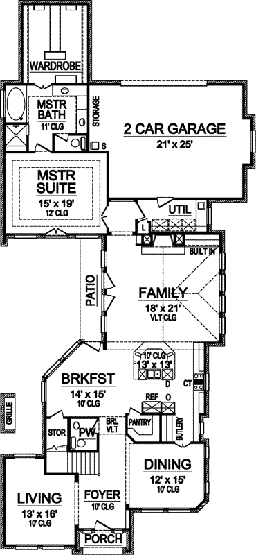 Main Floor Plan: 63-112