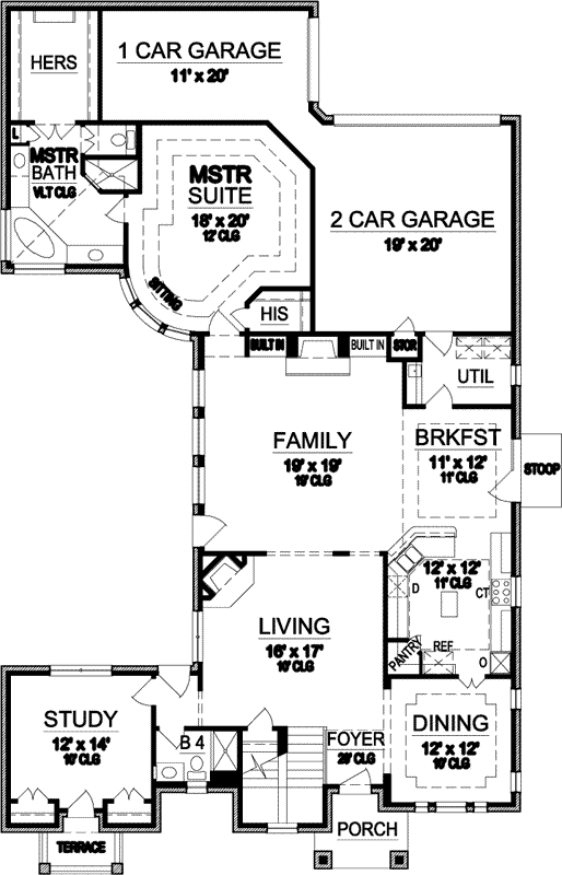 Main Floor Plan: 63-113