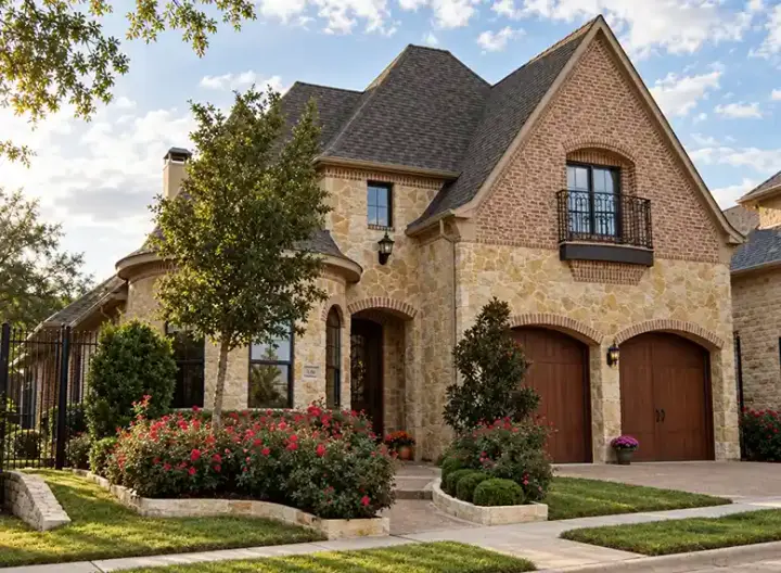 European house plans 63-118 - front exterior, 3,666 sq ft, 3 bed, 3 bath house plans | Monster House Plans