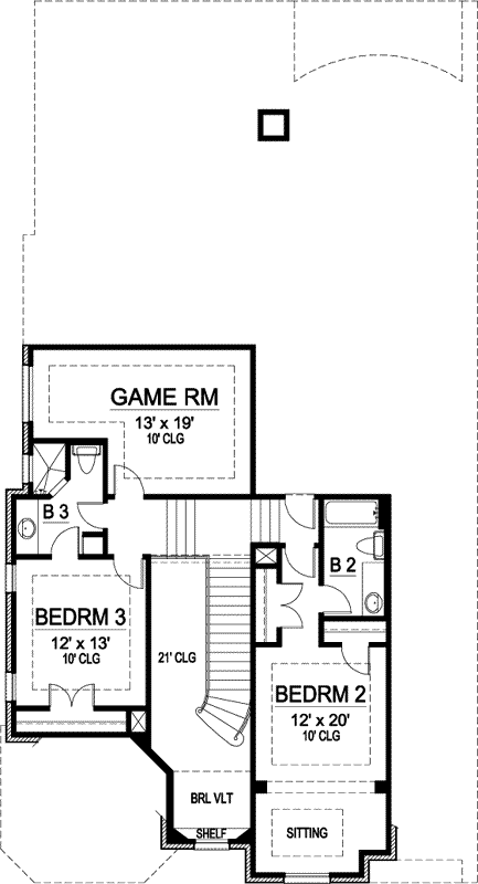 Upper/Second Floor Plan: 63-118