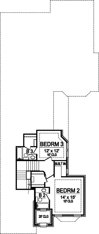 Upper/Second Floor Plan: 63-120