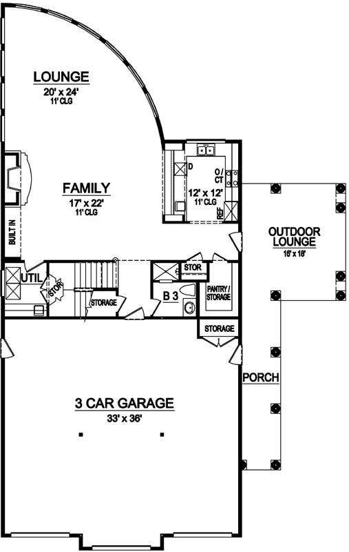 Main Floor Plan: 63-121