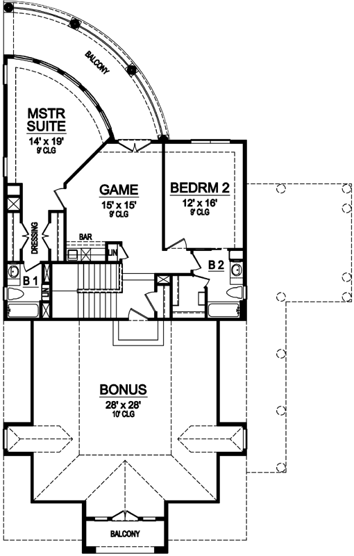 Upper/Second Floor Plan: 63-121