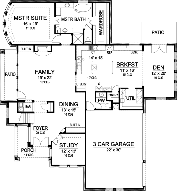 Main Floor Plan: 63-122
