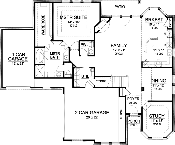 Main Floor Plan: 63-123