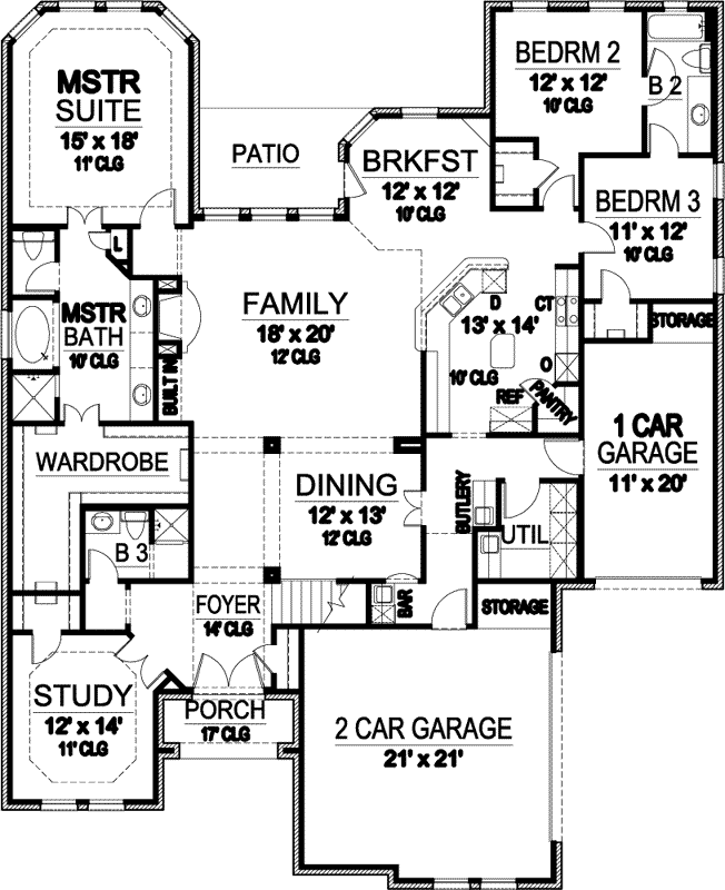 Main Floor Plan: 63-125