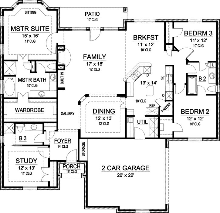 Main Floor Plan: 63-126