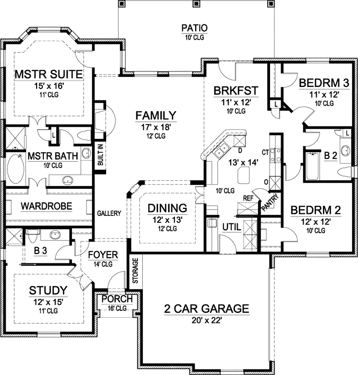 Main Floor Plan: 63-127