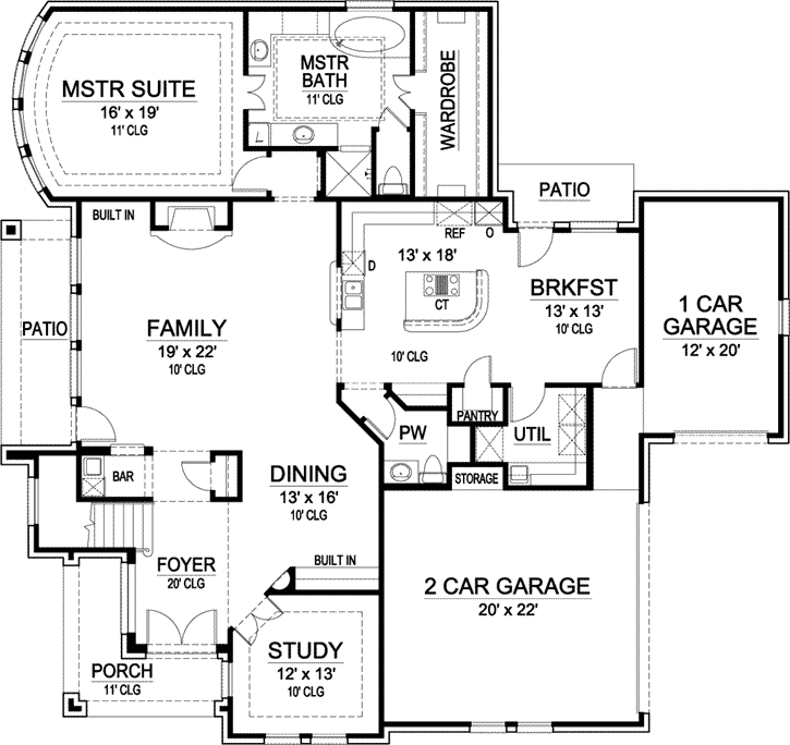 Main Floor Plan: 63-134