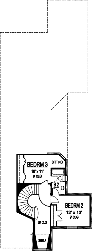 Upper/Second Floor Plan: 63-139