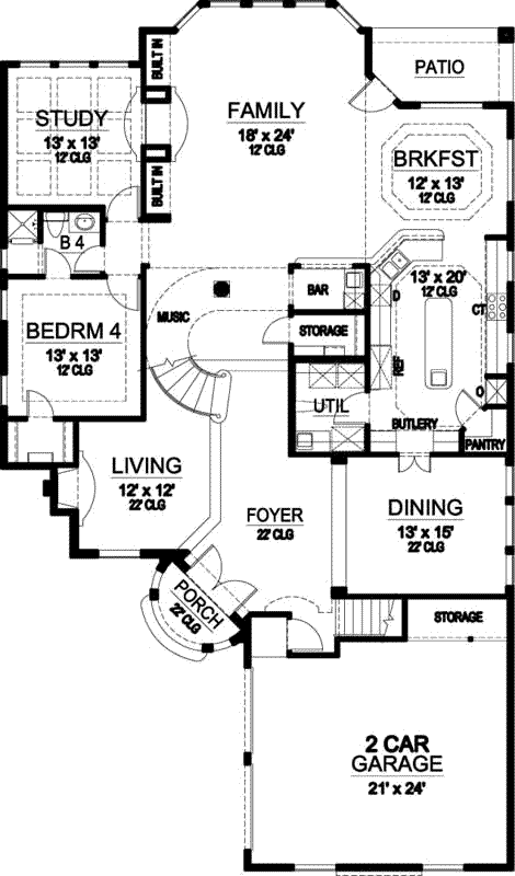 Main Floor Plan: 63-141