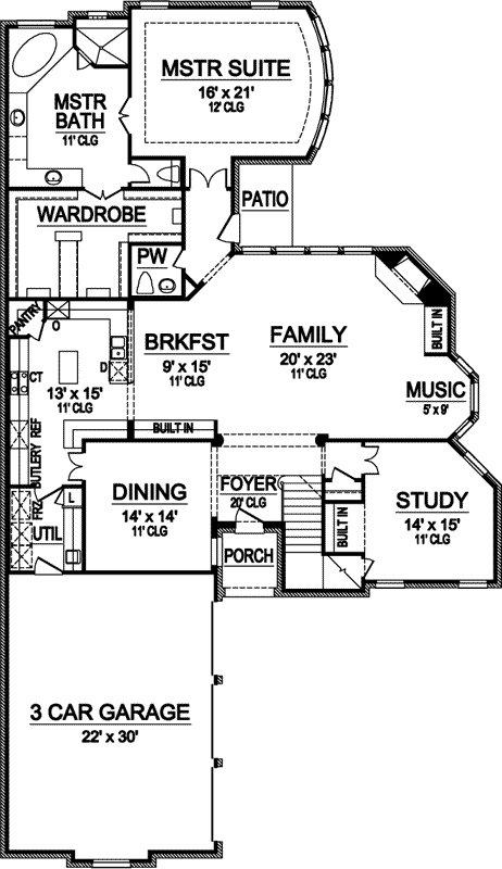 Main Floor Plan: 63-144